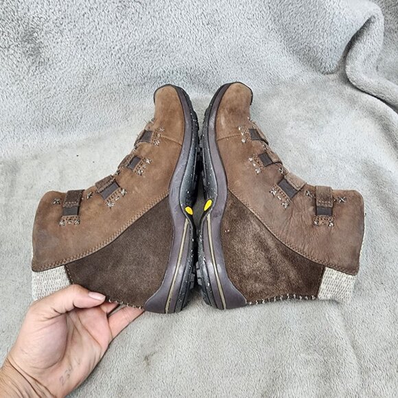 Smartwool x Timberland Shoes Womens Size 6.5 Brown Suede Vibram Ecostep Boots - Picture 9 of 15